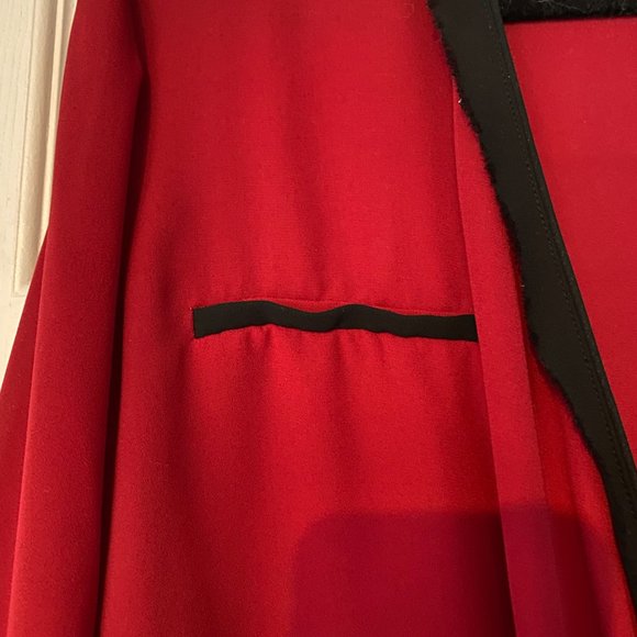 Sheer Deep V Neck Blouse - Picture 2 of 9